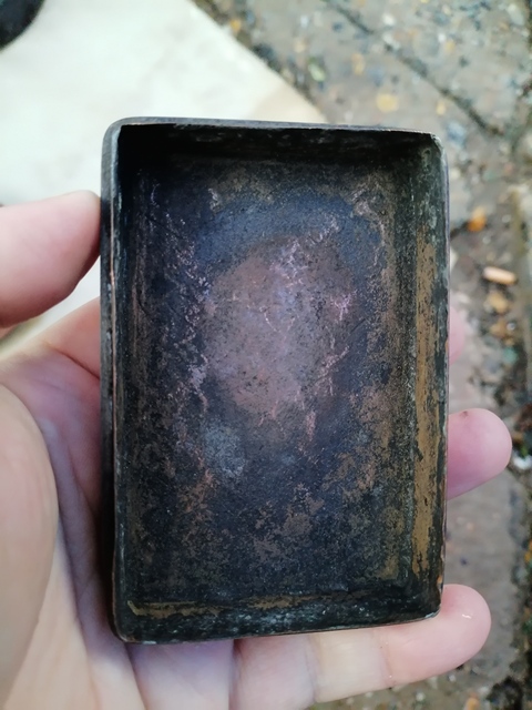 古玩銅器墨盒真品鑒賞圖