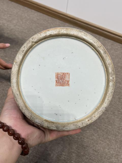 古玩陶瓷花鳥紋瓶真品鑒賞圖