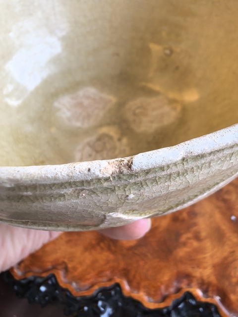 古玩陶瓷南朝洪州窯青釉蓮瓣紋碗真品鑒賞圖