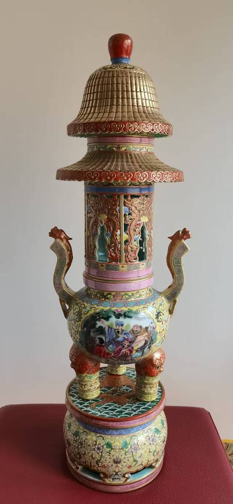 古玩陶瓷香爐真品鑒賞圖