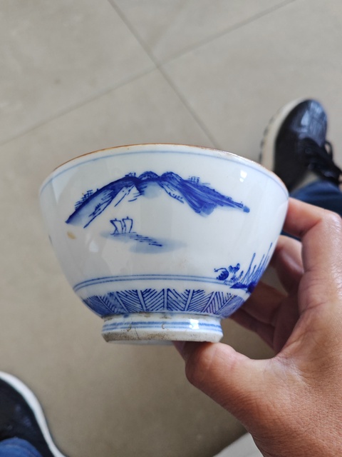 古玩陶瓷青花碗真品鑒賞圖
