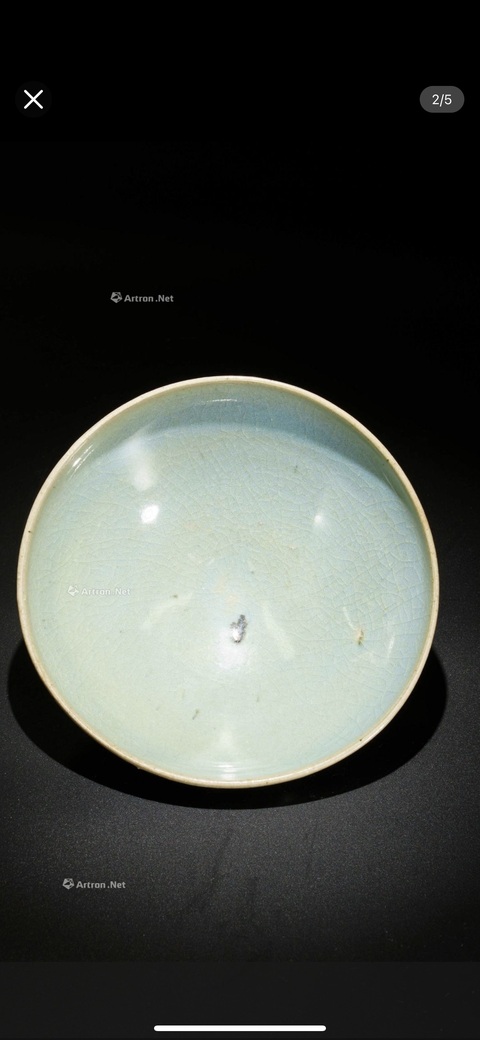 古玩陶瓷鈞瓷碗真品鑒賞圖