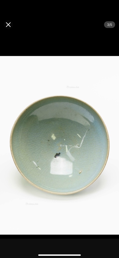 古玩陶瓷鈞瓷碗真品鑒賞圖