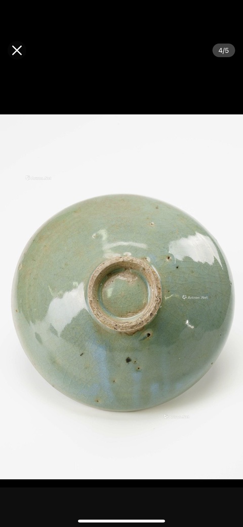 古玩陶瓷鈞瓷碗真品鑒賞圖