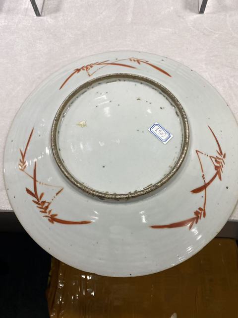 古玩陶瓷粉彩百子鬧春圖盤真品鑒賞圖