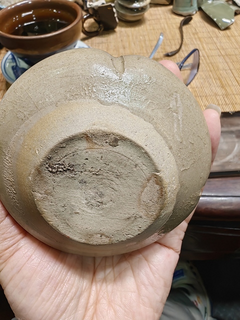 古玩陶瓷青釉瓜棱水盂真品鑒賞圖