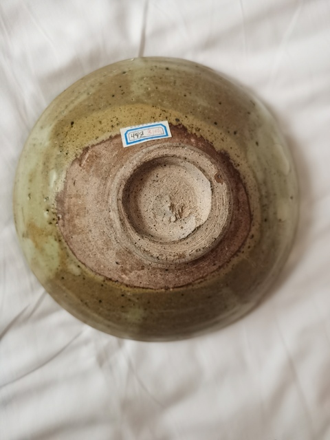 古玩陶瓷鈞窯月白釉碗真品鑒賞圖