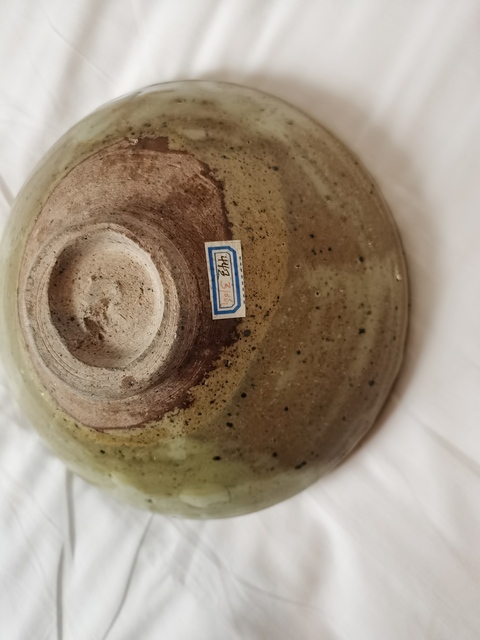 古玩陶瓷鈞窯月白釉碗真品鑒賞圖