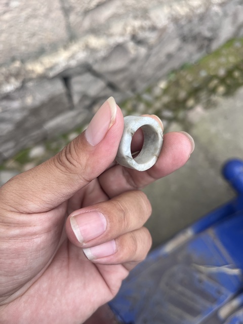 古玩玉器玉戒圈真品鑒賞圖