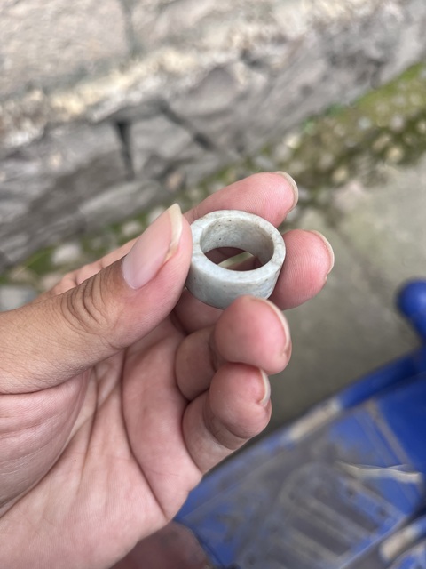 古玩玉器玉戒圈真品鑒賞圖