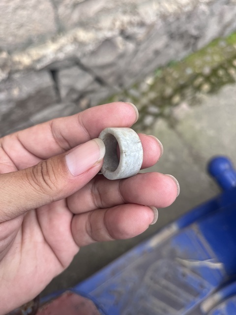 古玩玉器玉戒圈真品鑒賞圖