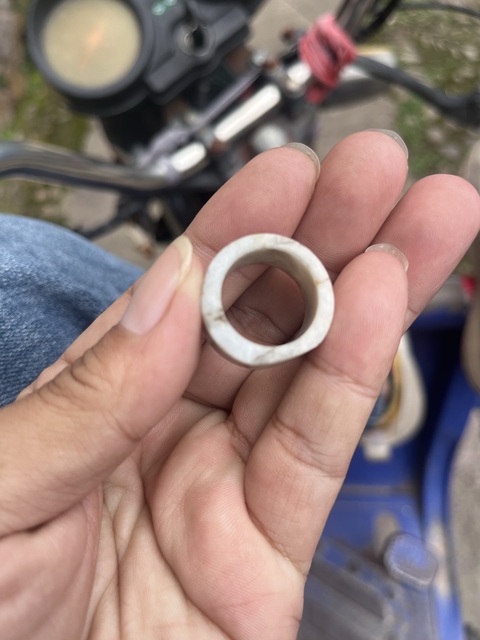 古玩玉器玉戒圈真品鑒賞圖