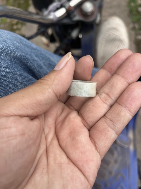 古玩玉器玉戒圈真品鑒賞圖