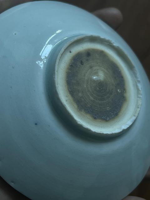 古玩陶瓷青白釉刻花盤真品鑒賞圖