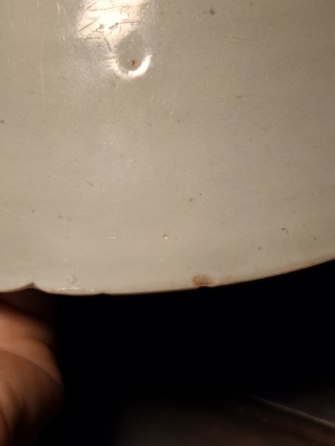 古玩陶瓷青白釉斗笠碗真品鑒賞圖