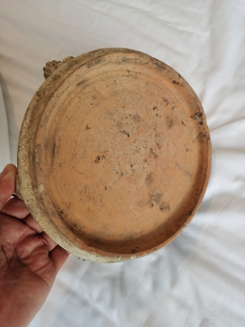 古玩陶瓷青釉瓷硯真品鑒賞圖
