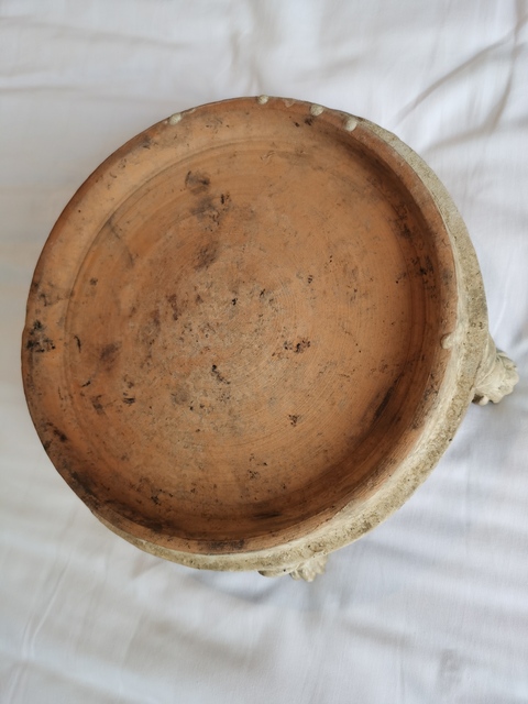 古玩陶瓷青釉瓷硯真品鑒賞圖