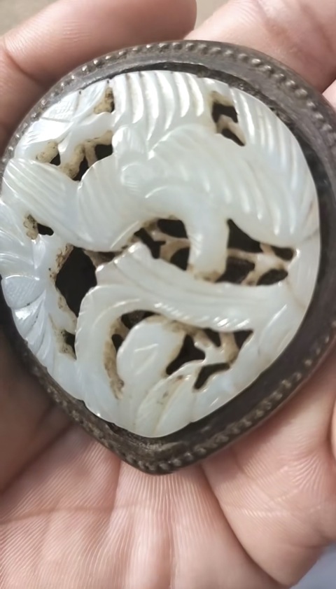 古玩玉器和田玉雕“帶板”真品鑒賞圖