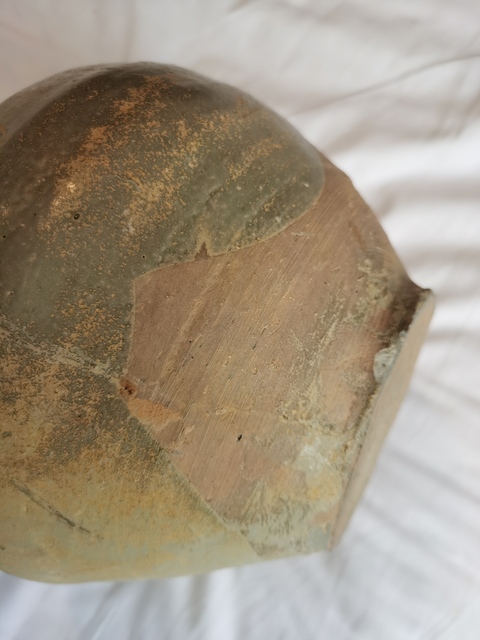 古玩陶瓷越窯青瓷雙系壺真品鑒賞圖