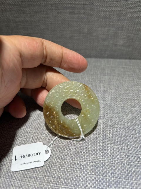 古玩玉器仿古玉璧真品鑒賞圖