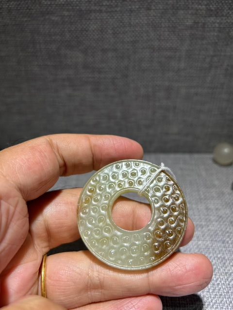 古玩玉器仿古玉璧真品鑒賞圖
