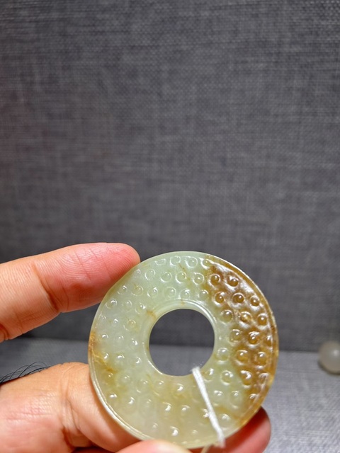 古玩玉器仿古玉璧真品鑒賞圖