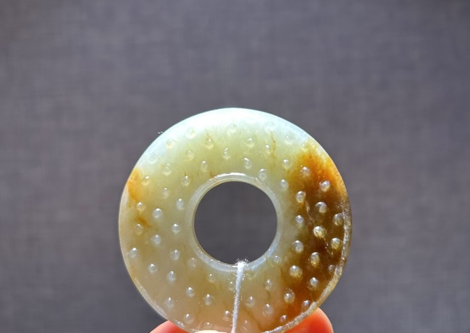古玩玉器仿古玉璧真品鑒賞圖