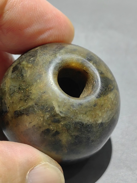 古玩玉器仿古玉圓珠真品鑒賞圖
