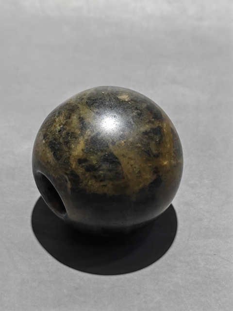 古玩玉器仿古玉圓珠真品鑒賞圖
