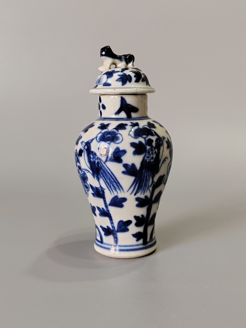 古玩陶瓷清光緒花鳥瓶·全品拍賣，當前價格201元