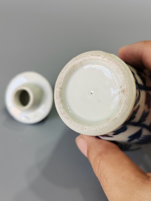 古玩陶瓷清光緒花鳥瓶·全品拍賣，當前價格201元