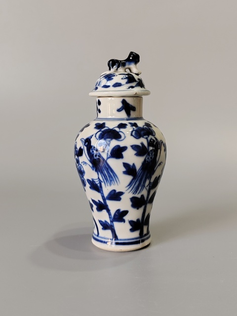 古玩陶瓷清光緒花鳥瓶·全品拍賣，當前價格201元