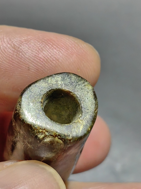 古玩玉器仿古玉勒子真品鑒賞圖