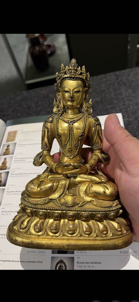 古玩銅器銅造像真品鑒賞圖