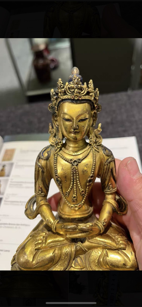 古玩銅器銅造像真品鑒賞圖
