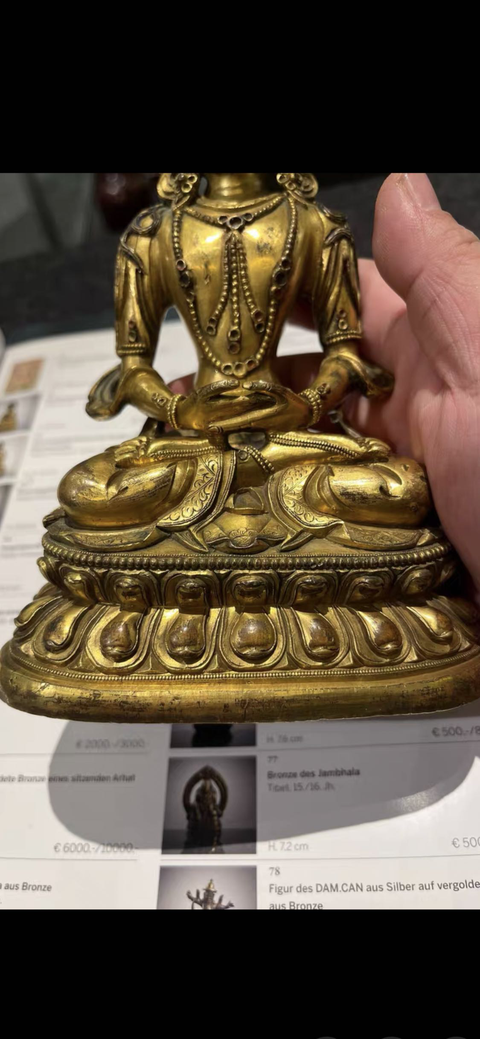 古玩銅器銅造像真品鑒賞圖