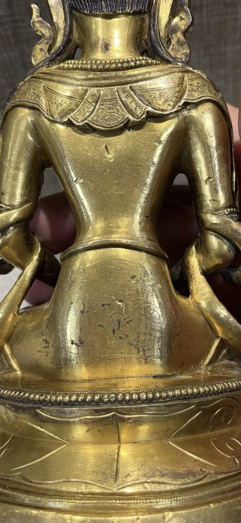 古玩銅器銅造像真品鑒賞圖