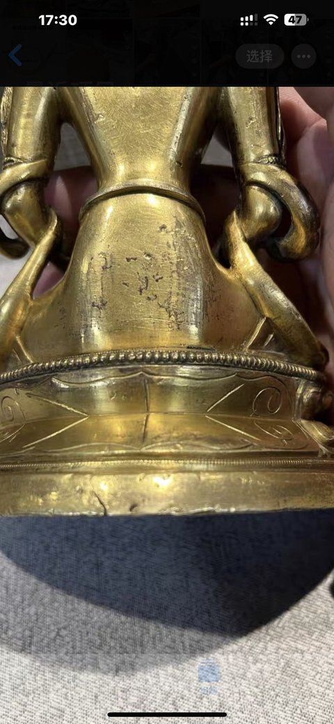古玩銅器銅造像真品鑒賞圖
