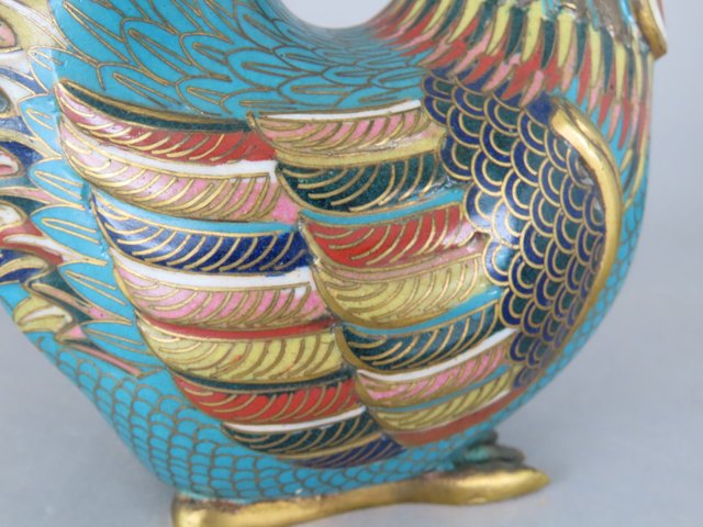 古玩雜項銅胎掐絲琺瑯真品鑒賞圖