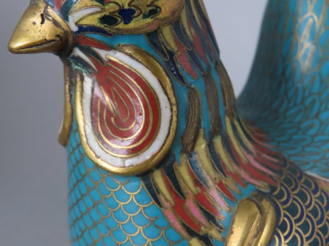 古玩雜項銅胎掐絲琺瑯真品鑒賞圖