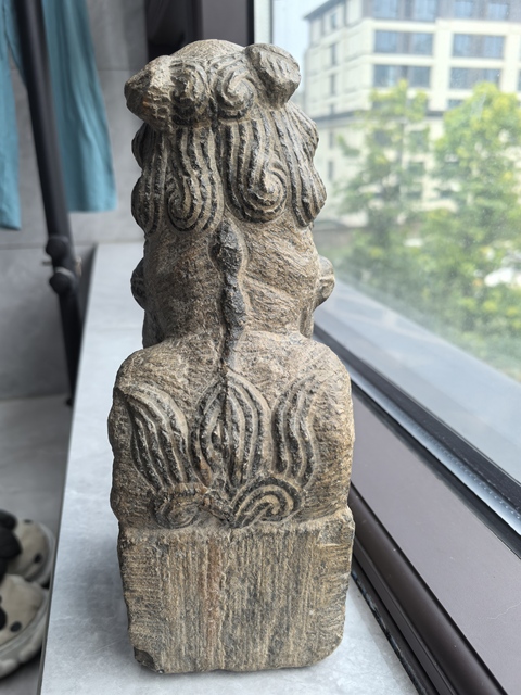 古玩雜項案頭獅真品鑒賞圖