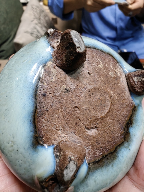 古玩陶瓷鈞窯爐真品鑒賞圖