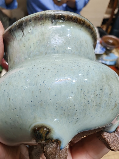 古玩陶瓷鈞窯爐真品鑒賞圖