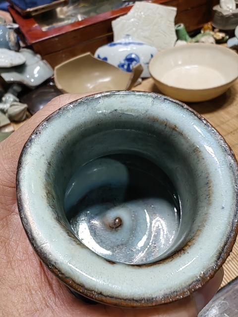 古玩陶瓷鈞窯爐真品鑒賞圖