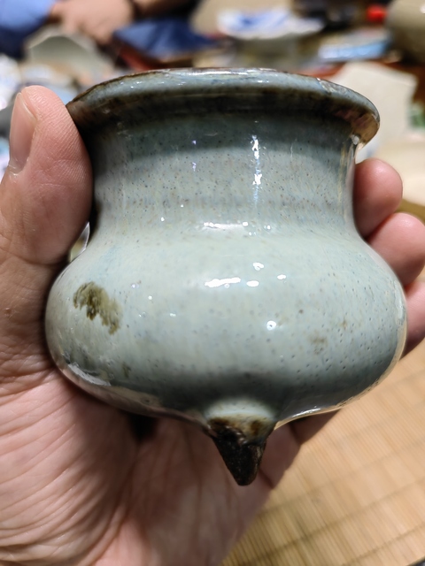 古玩陶瓷鈞窯爐真品鑒賞圖