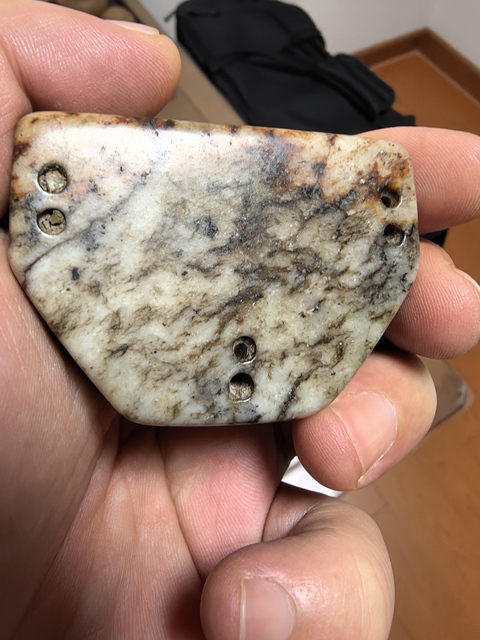 古玩玉器帶扣真品鑒賞圖
