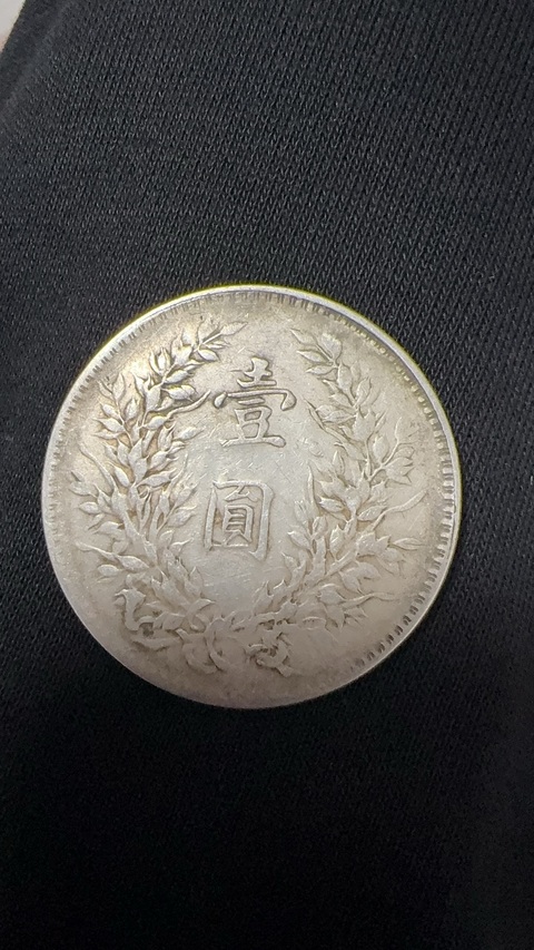 古玩錢幣民國十年袁像銀幣真品鑒賞圖
