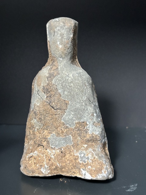 古玩陶瓷漢·灰陶樂技俑真品鑒賞圖