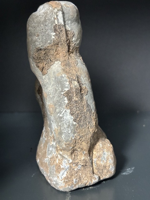 古玩陶瓷漢·灰陶樂技俑真品鑒賞圖