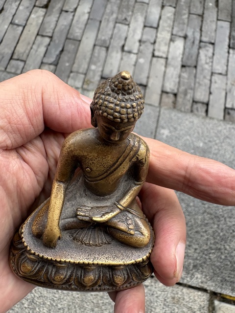 古玩銅器銅造像真品鑒賞圖